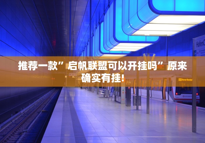 推荐一款”启帆联盟可以开挂吗	”原来确实有挂!