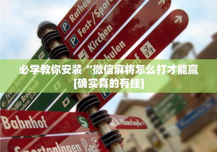 软件分享:乐趣江苏麻将有挂吗”分享辅助外挂教程