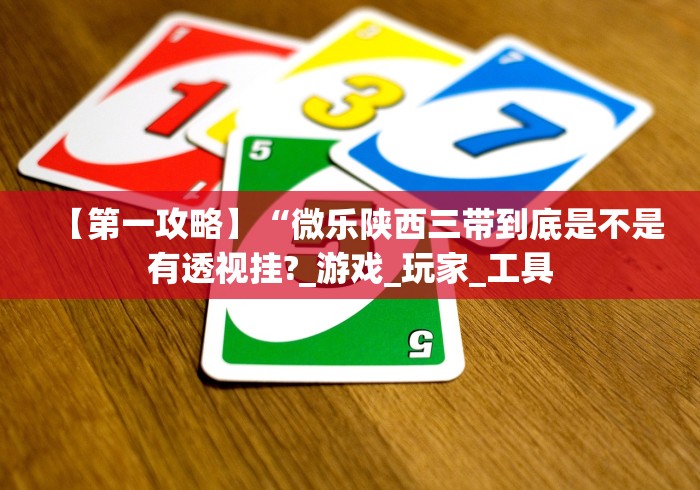 【第一攻略】“微乐陕西三带到底是不是有透视挂?_游戏_玩家_工具