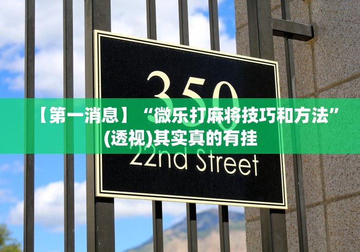 教程辅助“凑局麻将有挂吗”开挂(透视)辅助神器