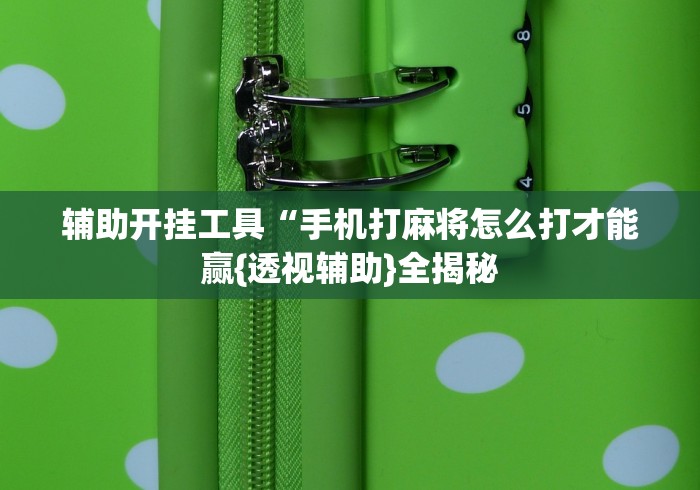 详细分享“沧海麻将十三水有挂最新	”真可以装挂