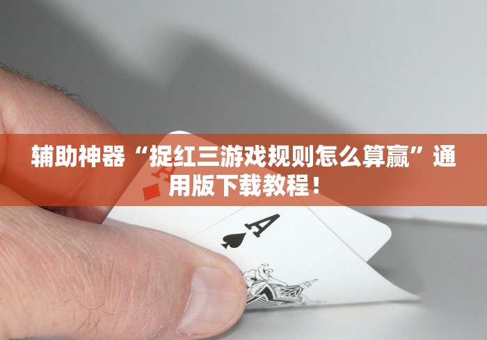 辅助神器“捉红三游戏规则怎么算赢”通用版下载教程！