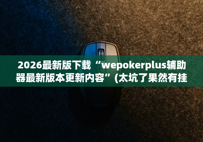 2026最新版下载“wepokerplus辅助器最新版本更新内容	”(太坑了果然有挂)