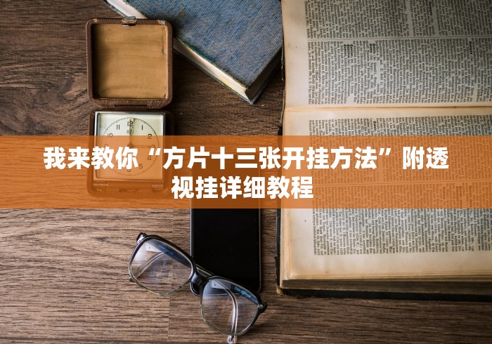 我来教你“方片十三张开挂方法”附透视挂详细教程 