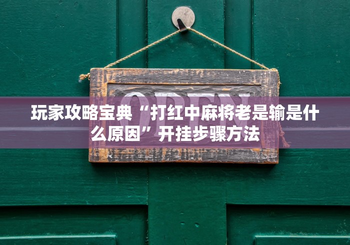 玩家必读“四方麻将有赢牌规律吗”详细辅助教程分享