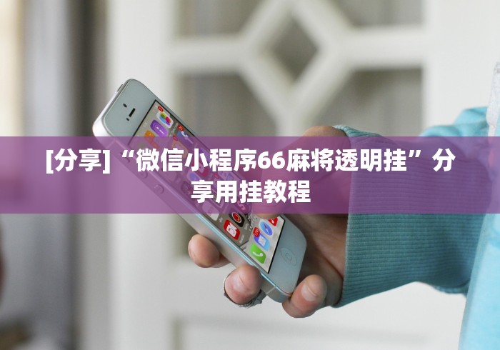 [分享]“微信小程序66麻将透明挂”分享用挂教程