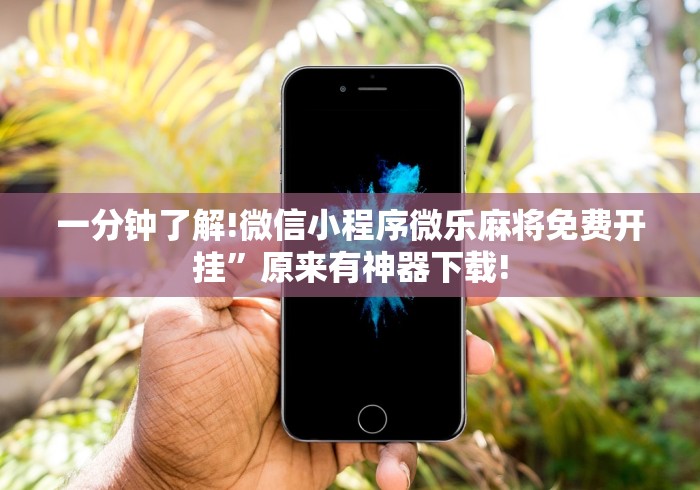 一分钟了解!微信小程序微乐麻将免费开挂”原来有神器下载!