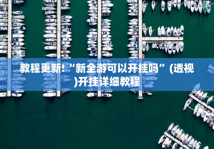 教程更新!“新全游可以开挂吗”(透视)开挂详细教程