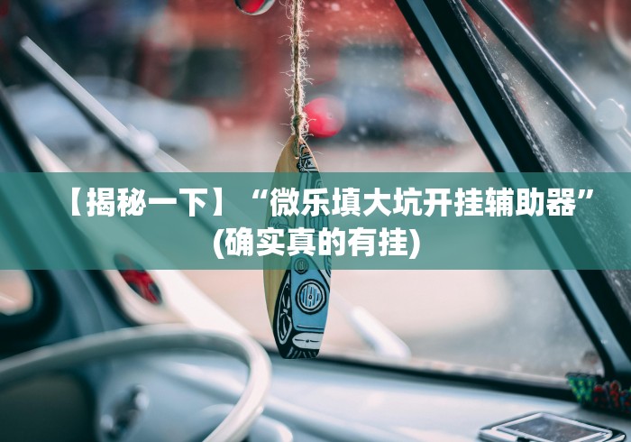 7分钟揭秘"微乐陕西挖坑怎样开挂”-详细教程