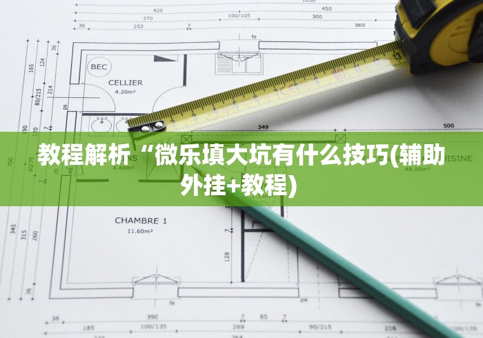 教程解析“微乐填大坑有什么技巧(辅助外挂+教程) 教程解析“微乐填大坑有什么技巧(辅助外挂+教程)