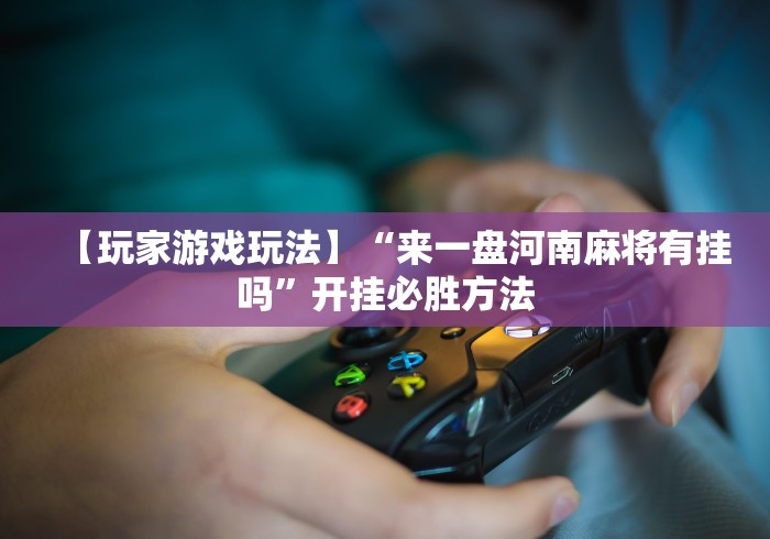 【玩家游戏玩法】“来一盘河南麻将有挂吗	”开挂必胜方法