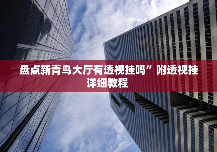 盘点新青鸟大厅有透视挂吗”附透视挂详细教程 
