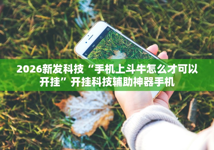 2026新发科技“手机上斗牛怎么才可以开挂”开挂科技辅助神器手机