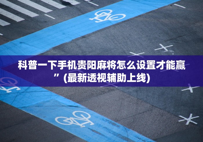 3分钟学会“星悦云南麻将开挂神器	”分享用挂教程