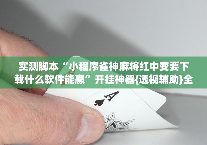 必备教程“小程序微乐河北麻将万能挂免费版”确实可以使用辅助