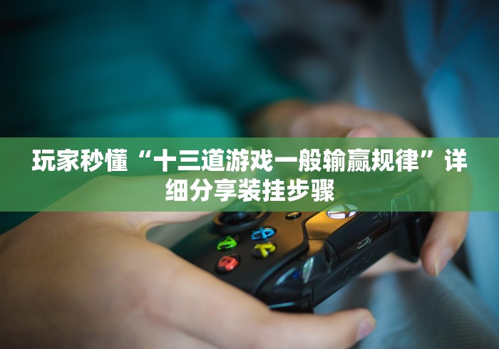 玩家秒懂“十三道游戏一般输赢规律”详细分享装挂步骤