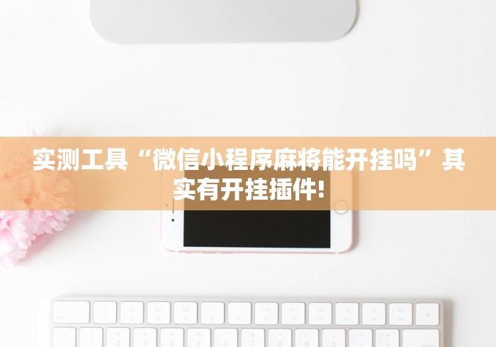 实测工具“微信小程序麻将能开挂吗”其实有开挂插件!