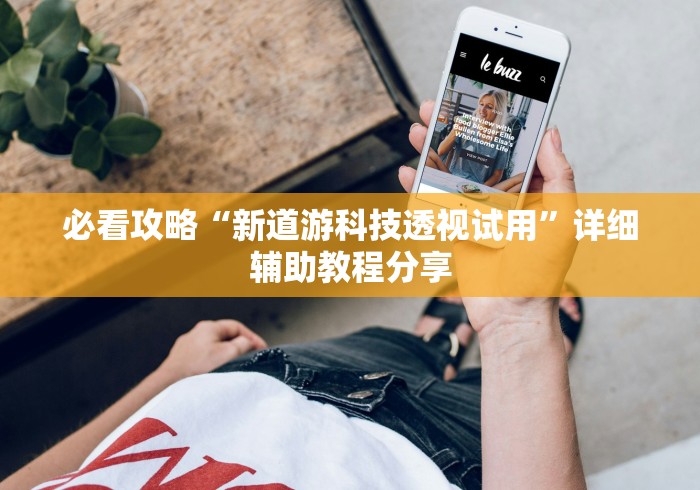 必看攻略“新道游科技透视试用”详细辅助教程分享