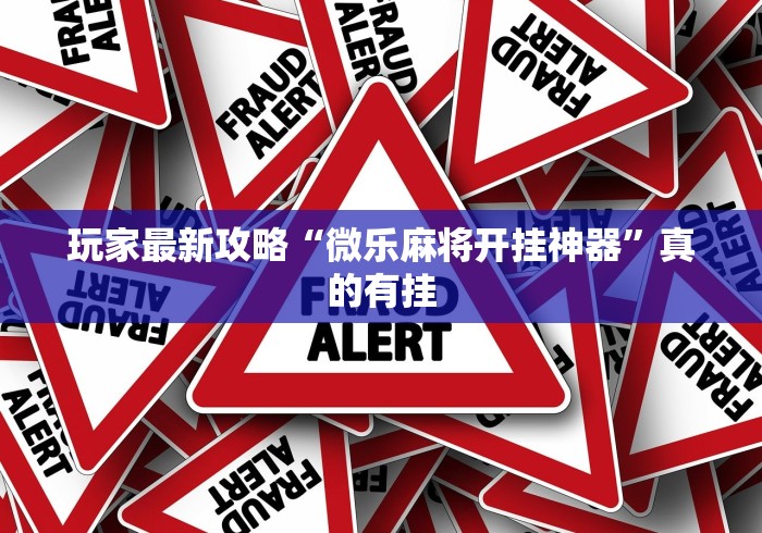 玩家最新攻略“微乐麻将开挂神器”真的有挂