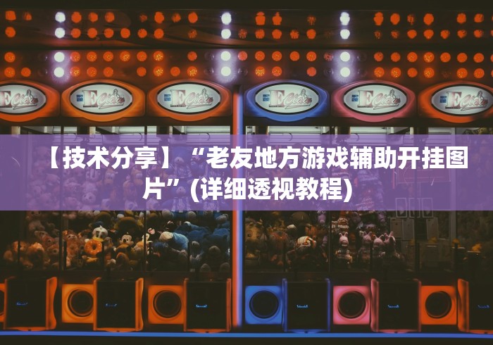 【技术分享】“老友地方游戏辅助开挂图片”(详细透视教程)