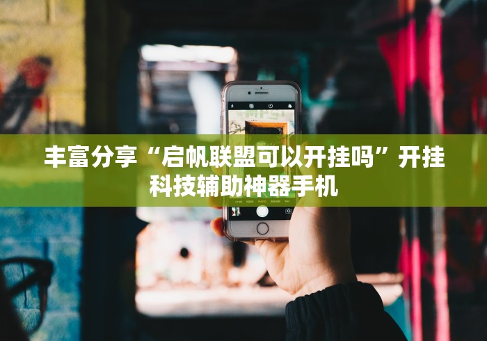 丰富分享“启帆联盟可以开挂吗”开挂科技辅助神器手机