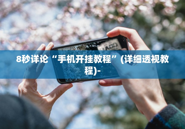 8秒详论“手机开挂教程”(详细透视教程)-