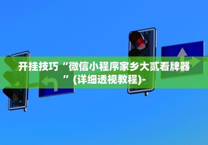 【一招分享】“挖坑青海麻将可以开挂吗”(详细开挂教程)