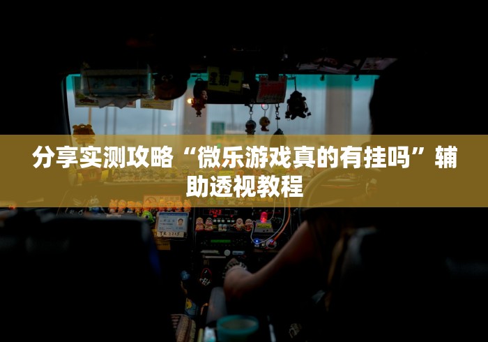 分享实测攻略“微乐游戏真的有挂吗	”辅助透视教程