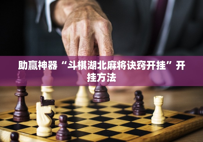 助赢神器“斗棋湖北麻将诀窍开挂”开挂方法