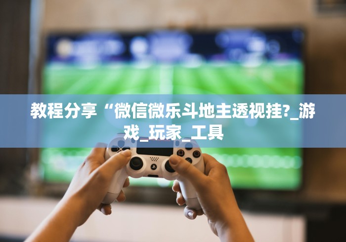 教程分享“微信微乐斗地主透视挂?_游戏_玩家_工具