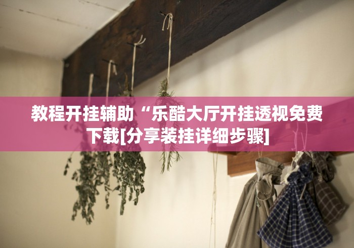 教程开挂辅助“乐酷大厅开挂透视免费下载[分享装挂详细步骤]