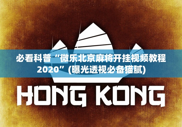 必看科普“微乐北京麻将开挂视频教程2020	”(曝光透视必备猫腻)