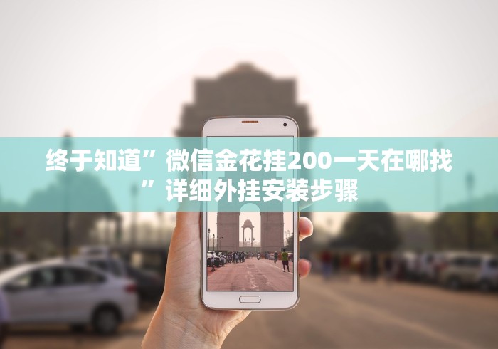 终于知道	”微信金花挂200一天在哪找”详细外挂安装步骤