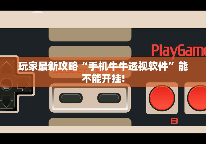玩家最新攻略“手机牛牛透视软件”能不能开挂!