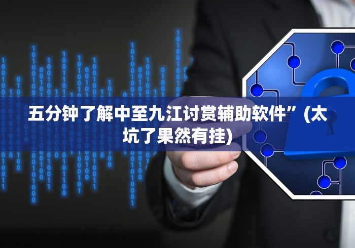 五分钟了解中至九江讨赏辅助软件”(太坑了果然有挂)