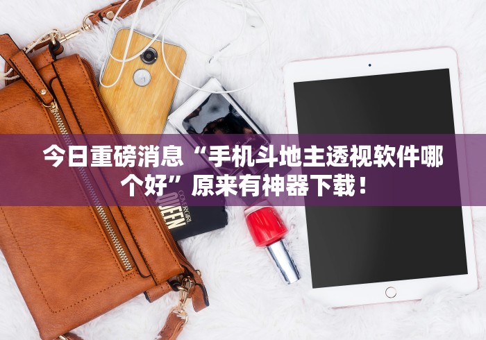今日重磅消息“手机斗地主透视软件哪个好”原来有神器下载！