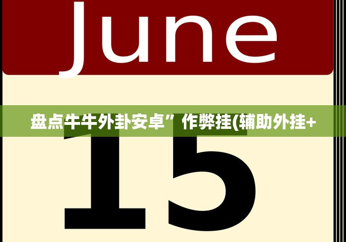 盘点牛牛外卦安卓	”作弊挂(辅助外挂+