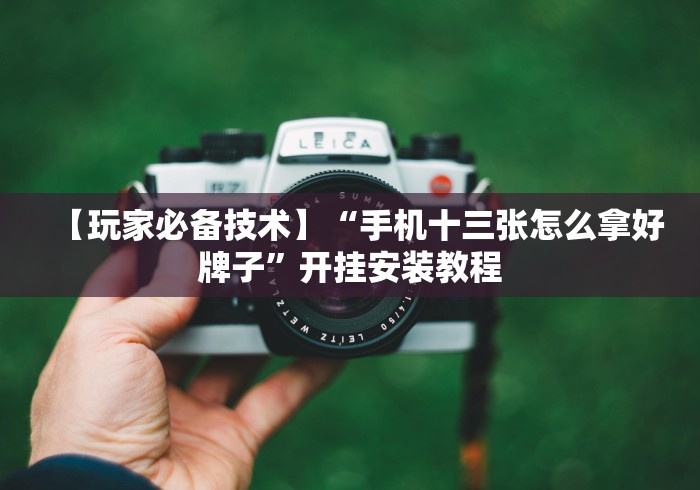 【玩家必备技术】“手机十三张怎么拿好牌子	”开挂安装教程