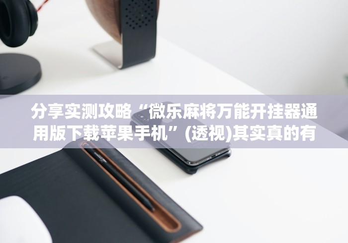 分享实测攻略“微乐麻将万能开挂器通用版下载苹果手机”(透视)其实真的有挂