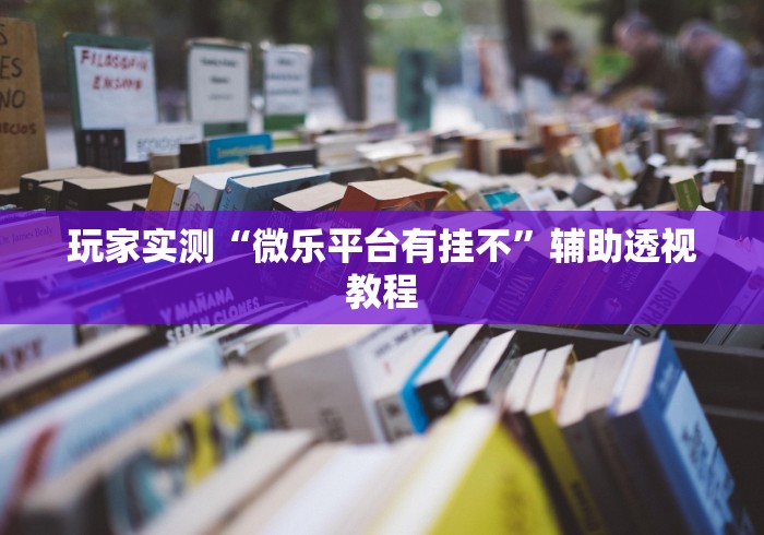 玩家实测“微乐平台有挂不”辅助透视教程