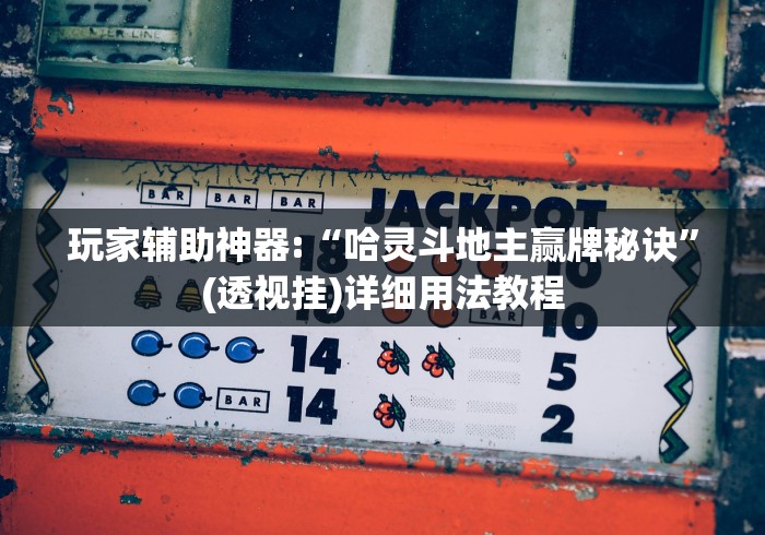 玩家辅助神器:“哈灵斗地主赢牌秘诀	”(透视挂)详细用法教程