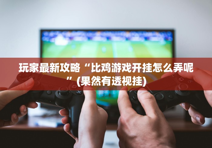 玩家最新攻略“比鸡游戏开挂怎么弄呢	”(果然有透视挂)