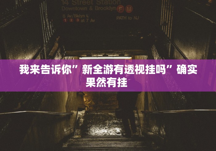 我来告诉你	”新全游有透视挂吗”确实果然有挂 