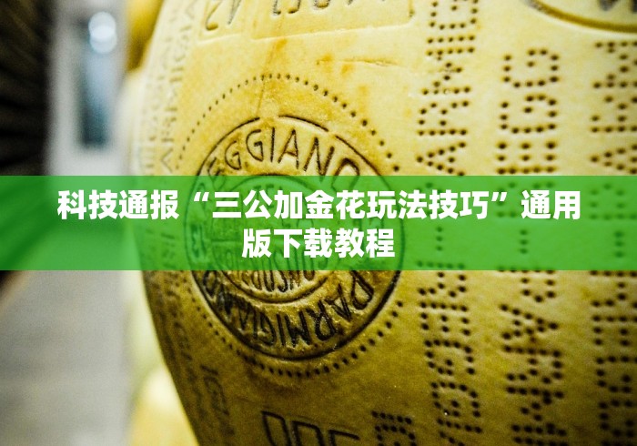 科技通报“三公加金花玩法技巧	”通用版下载教程