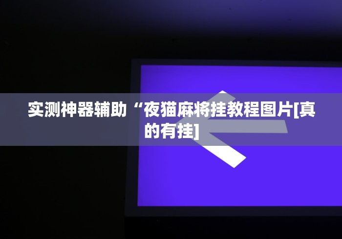 实测神器辅助“夜猫麻将挂教程图片[真的有挂]