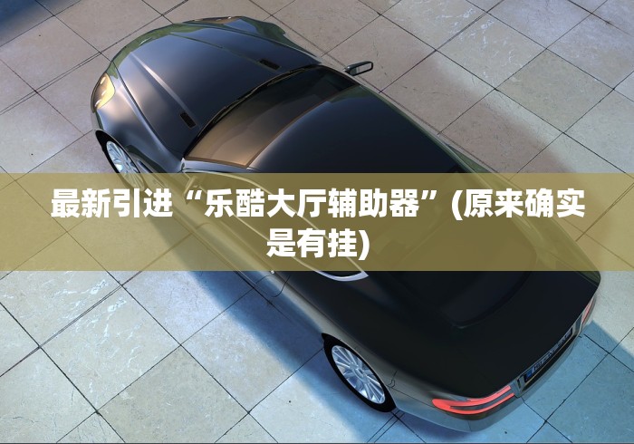 最新引进“乐酷大厅辅助器”(原来确实是有挂)